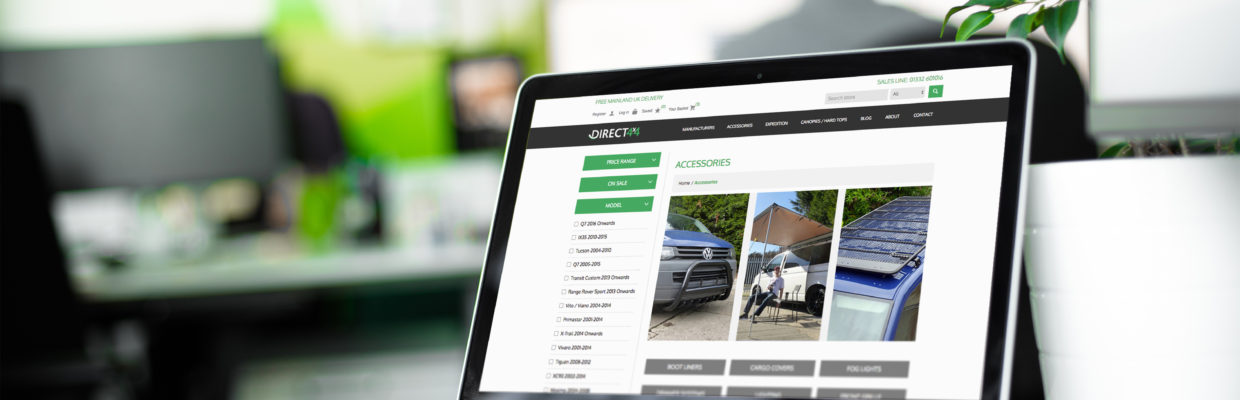 Direct 4×4 Ecommerce Website